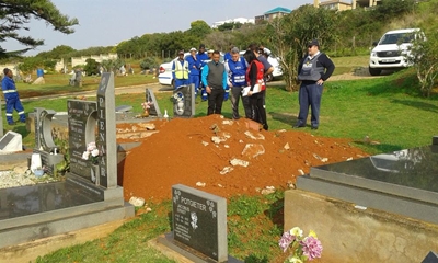 Grafskending in Hartenbos skok
