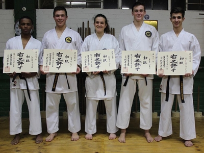 Rare senior certificates for karateka