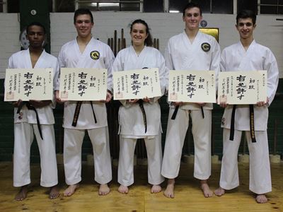 Rare senior certificates for karateka
