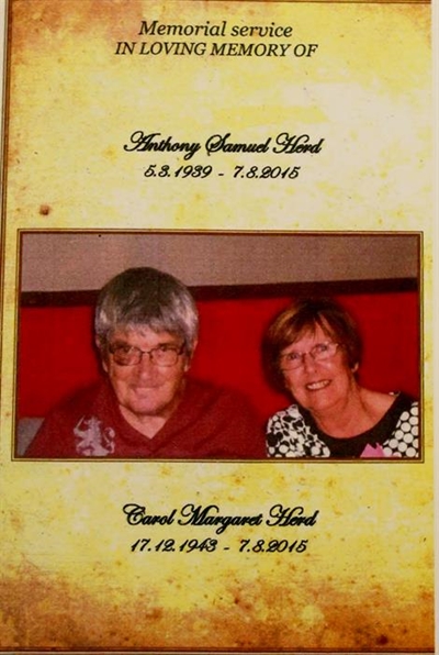 Sedgefield's Herd couple remembered