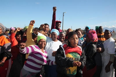 Municipal workers prevented from working