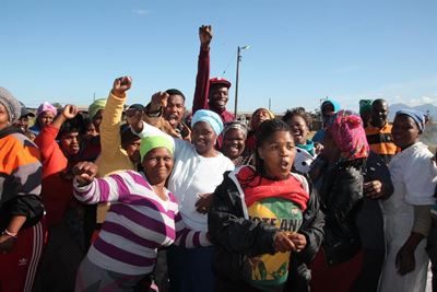 Municipal workers prevented from working
