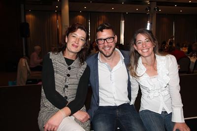 Brent Lindeque a huge hit at GCW ladies' tea