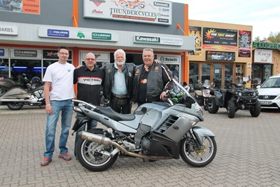 Biker raises awareness for disabled