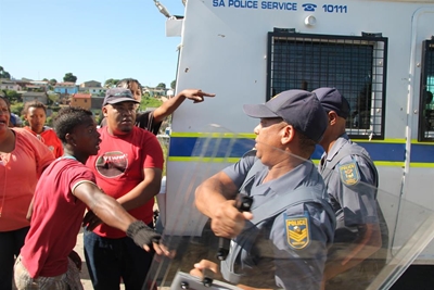 Tempers flare over shack