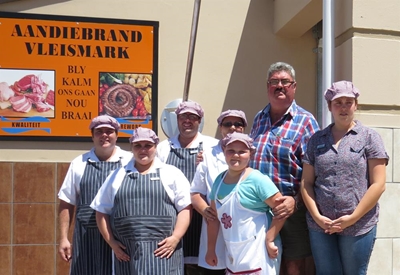 Aandiebrand Vleismark se boerewors 'kook'