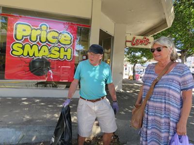 Concerned citizens clean up the streets