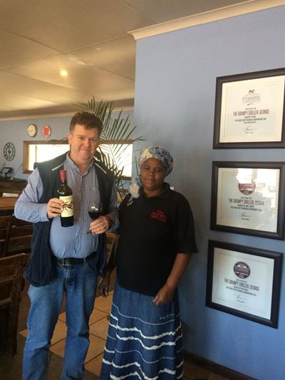 Grumpy Griller cracks a smile