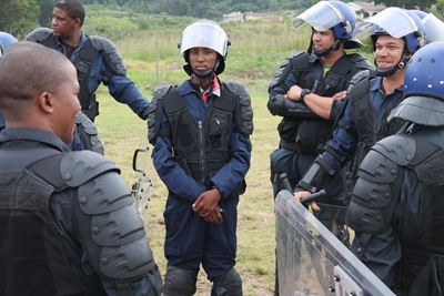 Bonga's day as a policeman