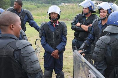 Bonga's day as a policeman