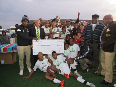 Local soccer player gives back