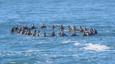 Paddle-out for Rob Wiese
