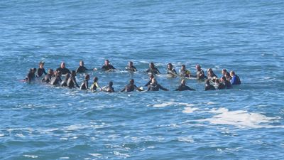 Paddle-out for Rob Wiese