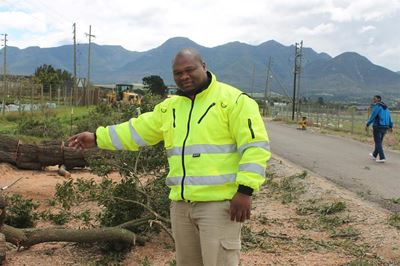 Blanco/airport road: Roadworks on schedule
