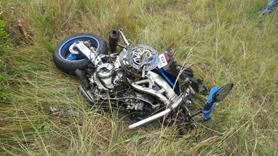 Biker's life claimed in Louis Fourie crash