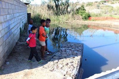 Vrot water ontstig inwoners