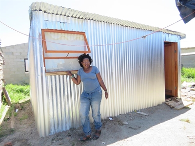 New house for victim of vandalism