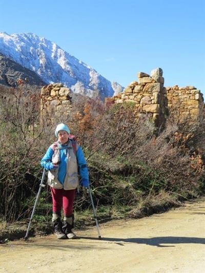 Avid hiker in search of endangered species