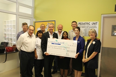 Garden Route Mall Mall gives George children's ward a boost
