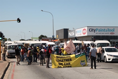 Taxi protest: Peaceful, but disruptive