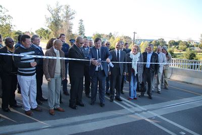 Blanco, Airport road reopened