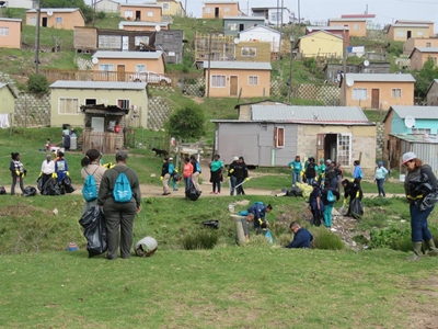 Communities take part in river clean-up