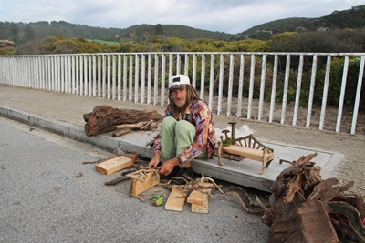 Crafter makes living out of 'fairy benches'
