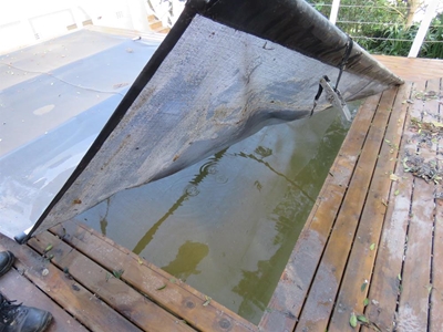 Raw sewage 'flowing like a river'