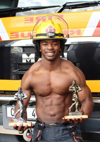 Firefighter wins bodybuilding champs