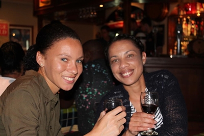 Guests unwind at George Herald/Two Oceans wine pairing
