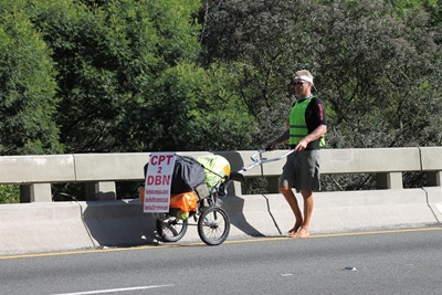 Update: Barefoot from Cape Town to Durban