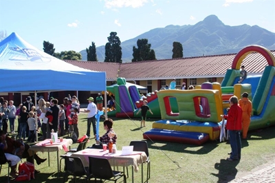 Playtime at cheese festival