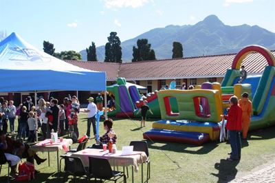 Playtime at cheese festival