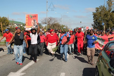Taxi protest against GO GEORGE