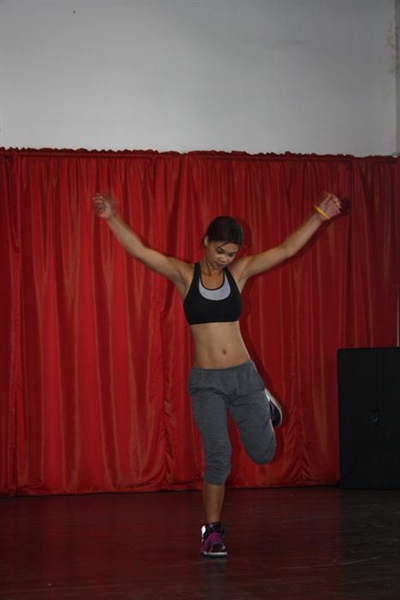 Agile dancers at auditions for FrankieT video