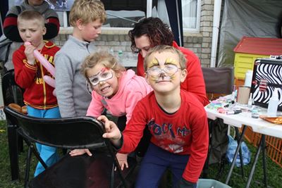 Kompetisie vir kinders by landbouskou