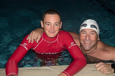 Learner braves 5 hours in icy water