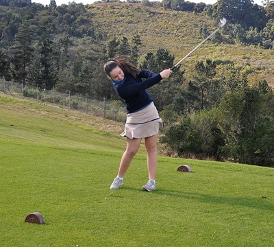 Girls' team in full swing at golf day