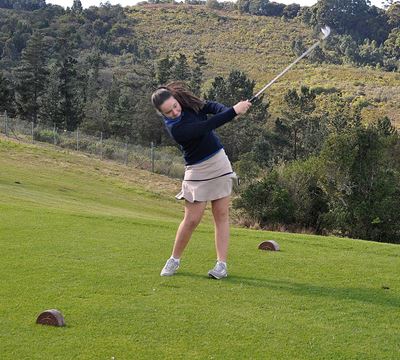 Girls' team in full swing at golf day