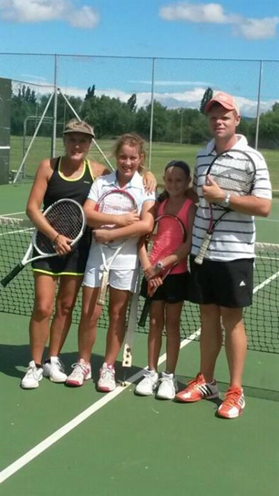 Tennisspelers presteer