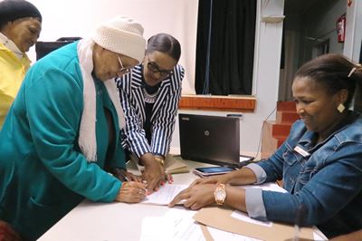 Residents receive new homes