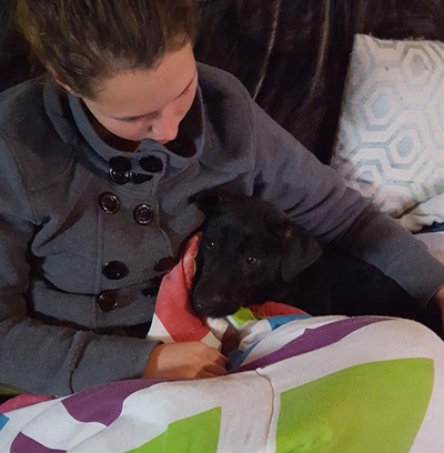 Happy ending for shelter dog