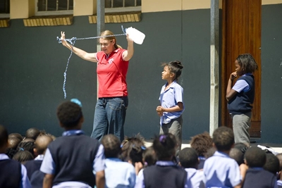 Children learn about water safety