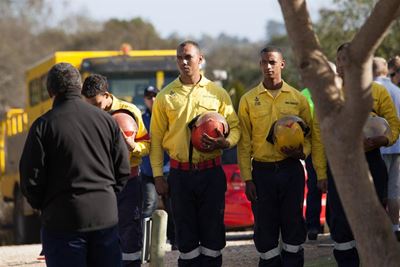 Hundreds attend firefighter's memorial