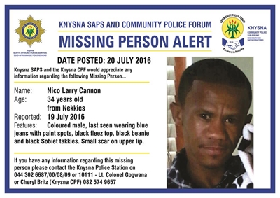 Police still looking for missing man