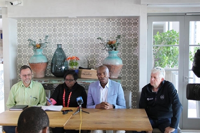 Maimane shows support for town