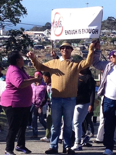Marching against drugs