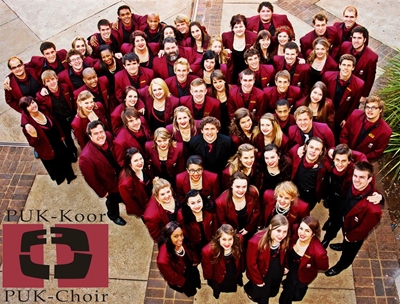 North West University's PUK choir to sing at Maritime