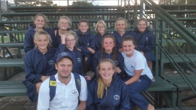 Oakhill girls tops in water polo