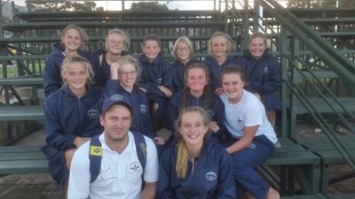 Oakhill girls tops in water polo